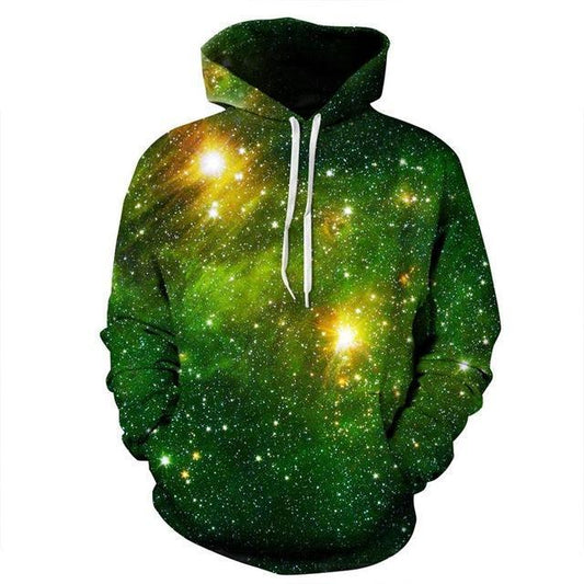 Green Galaxy Hoodie