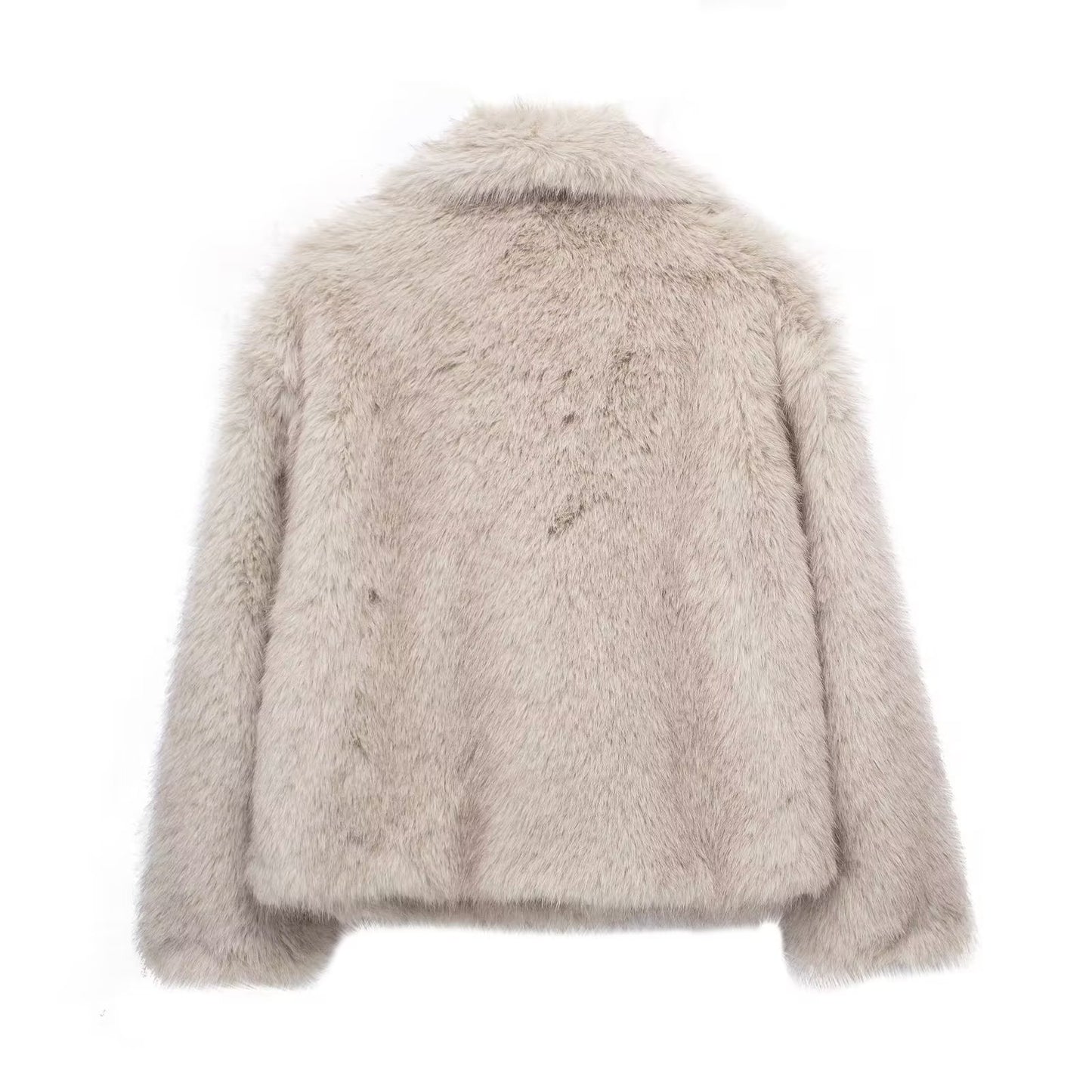 Womens Winter Plush Furry Coat (FAUX)